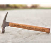 Name and Phrase Personalized Hammer (Front)