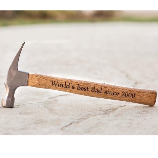 Name and Phrase Personalized Hammer (Front)
