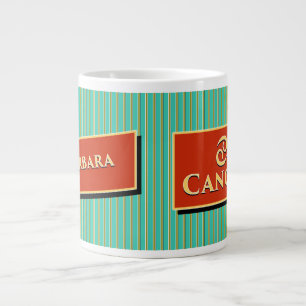 Name and Zodiac sign Barbara and Cancer Giant Coffee Mug