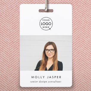 Name Badge Card   Custom Employee Staff ID Badges