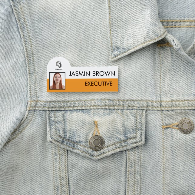 Name Badge Card & Custom QR Code Employee (In Situ)