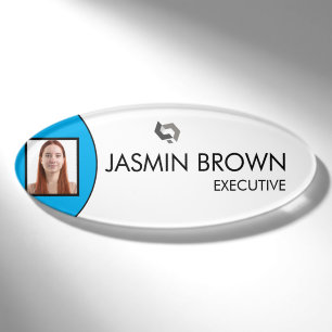 Name Badge Card & Custom QR Code Employee