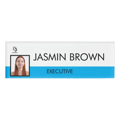 Name Badge Card & Custom QR Code Employee