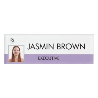 Name Badge Card & Custom QR Code Employee