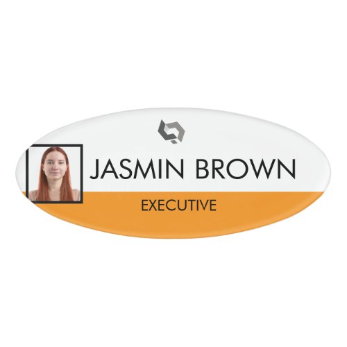 Name Badge Card & Custom QR Code Employee