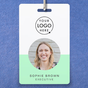 Name Badge Card   Custom QR Code Employee ID Badge