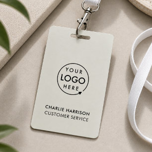 Name Badge Card Employee Staff Custom ID Badges