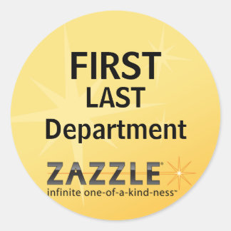 Name Badge Sticker