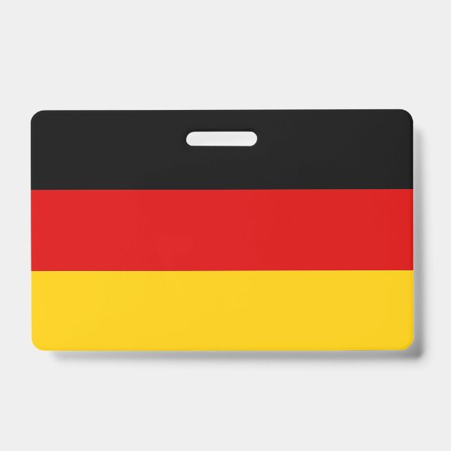 Name Badge with flag of Germany (Front)