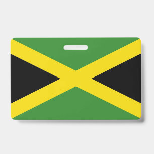 Name Badge with flag of Jamaica