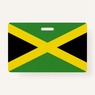 Name Badge with flag of Jamaica