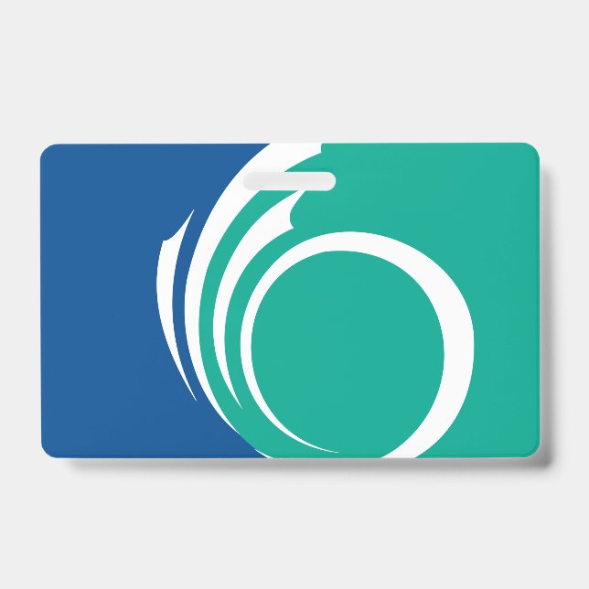 Name Badge with flag of Ottawa, Canada (Front)