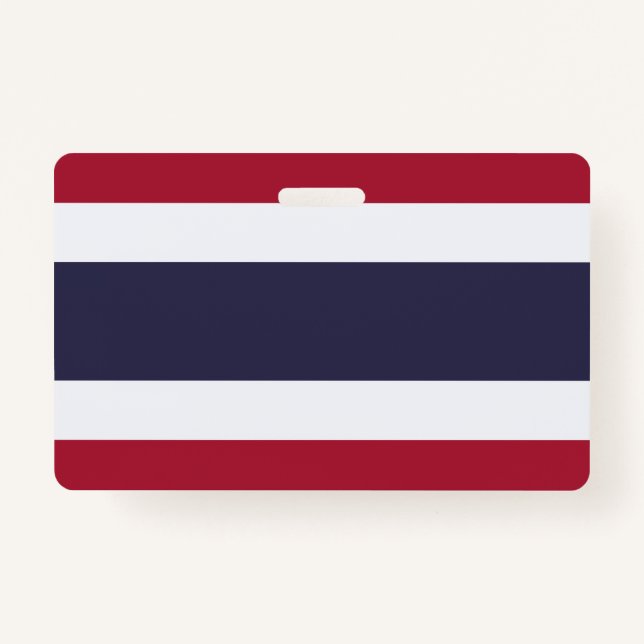 Name Badge with flag of Thailand (Front)