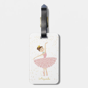 name ballerina luggage tag