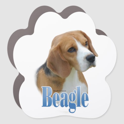 Name Beagle  Car Magnet