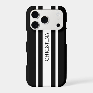 Name Black Design, Custom Name Black iPhone 17 Pro Case