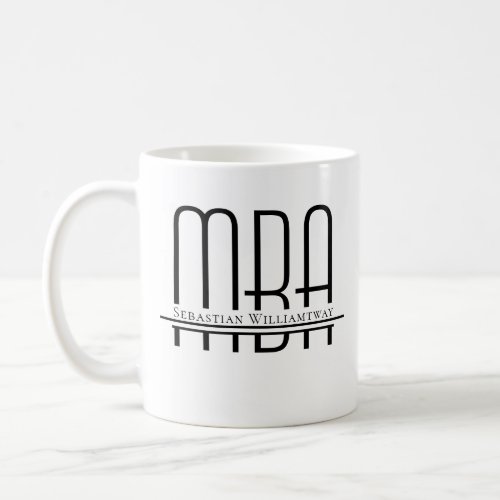 Name Black MBA Coffee Mug