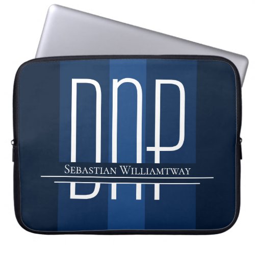 Name Blue Graduation DNP Laptop Sleeve