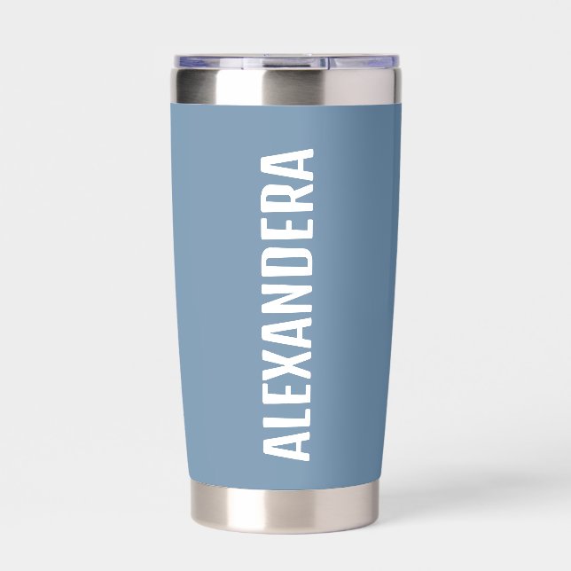 Name Blue Last Toast on the Coast  Insulated Tumbler (Front)
