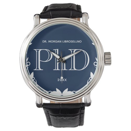 Name Blue PhD Graduation Watch