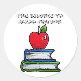 Bookplate Template Stickers | Zazzle