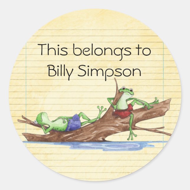 Name book plates (Front)