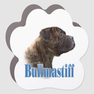 Name, Brindle Bullmastiff  Car Magnet