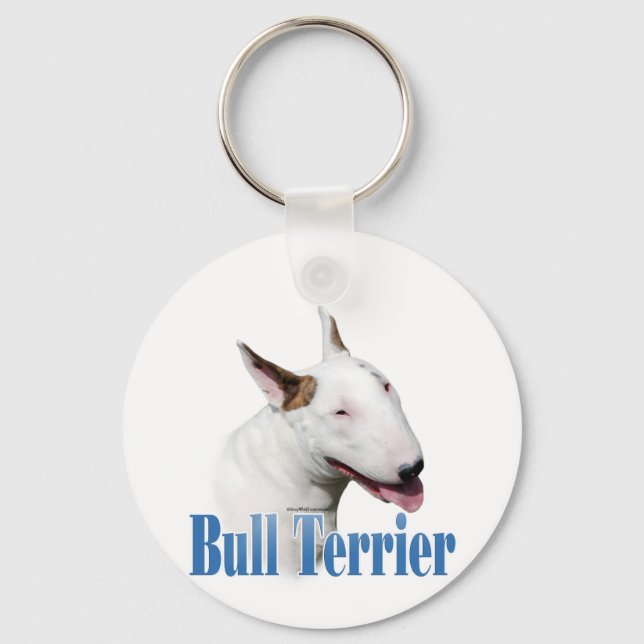 Name Bull Terrier  Keychain (Front)