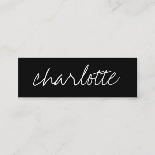 Customizable Name Business Cards