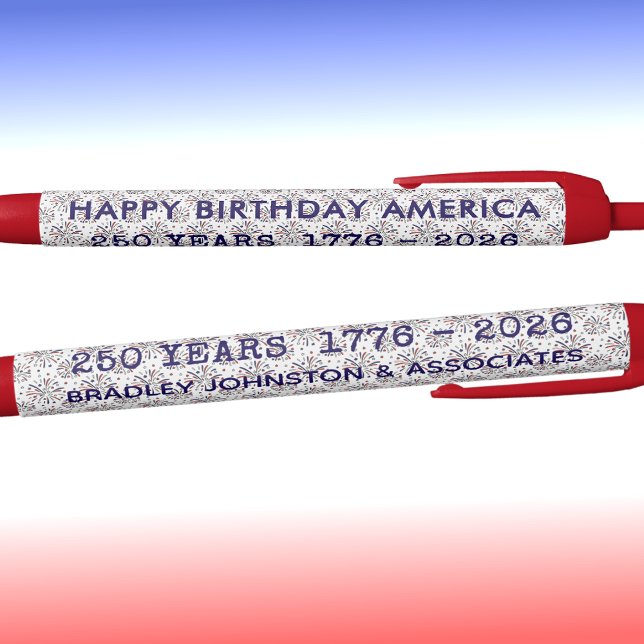 Name Business Family Personal Fireworks Ink Pen (Creator Uploaded)