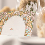 Name Cards Wedding Table Vintage Art Nouveau<br><div class="desc">Name Cards Wedding Table Vintage Art Nouveau by Alphonse Mucha in a floral, romantic, and whimsical design. Victorian flourishes complement classic art deco fonts. Please enter your custom information, and you're done. If you wish to change the design further, simply click the blue "Customize It" button. Thank you so much...</div>