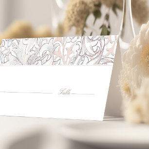 Name Cards Wedding Table Vintage Art Nouveau