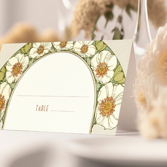 Name Cards Wedding Table Vintage Art Nouveau (Creator Uploaded)