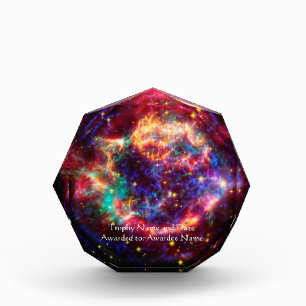 Name Cassiopeia, Milky Ways Youngest Supernova Acrylic Award
