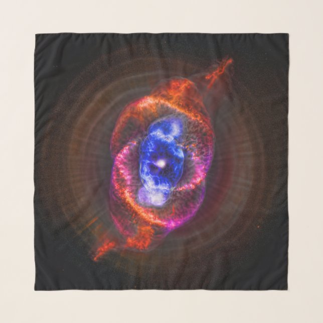 Name, Cats Eye Nebula, Eye of God outer space Scarf (Front)