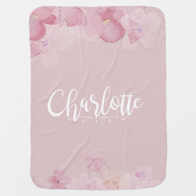 Name Charlotte Baby Blanket (Front)