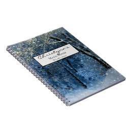 Name Class Notes Snowy Forest Sunshine Notebook