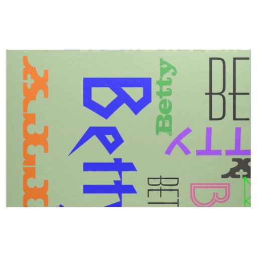 Name Collage 🎁 Amazing Word Cloud Fun Fab Fabric