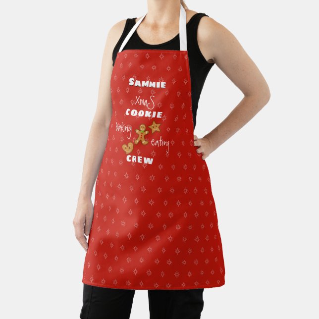 Name - Cookie Baking Eating Crew-Gingerbread Pals Apron (Insitu)