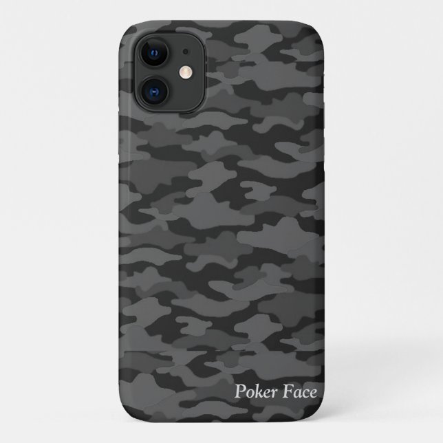 Name Custom Camouflage (Dark) Case-Mate iPhone Case (Back)