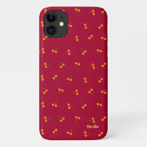 Name Custom Cherry Red Case_Mate iPhone Case