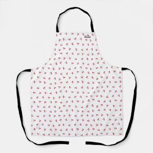 Name Custom Cherry (White) Apron
