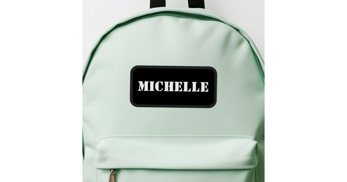 Name Patches Backpacks, Custom Backpack Patches