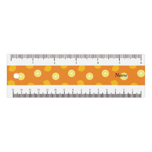 Name Customization Lemon Orange Ruler