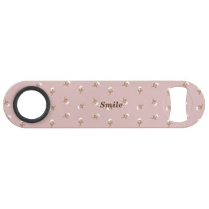 Name Customization Wildflower Pink Bar Key