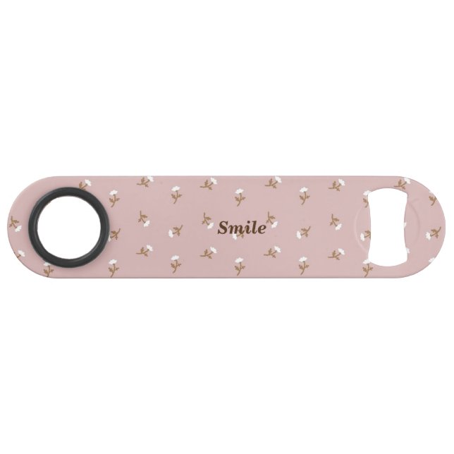 Name Customization Wildflower Pink Bar Key (Front (Horizontal))