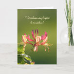 Name Day Card In Czech at Zazzle