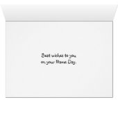 Name Day-daisy bouquet in sneaker (Inside Horizontal (Bottom))