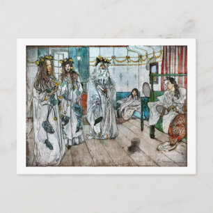 Name Day for Karin 1899 Postcard