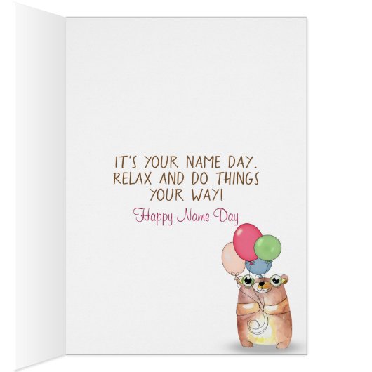 Name Day lipstick on coffee cup with cookies (Inside (Right))